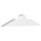 Ekena Millwork Portland Architectural Grade PVC Gable Bracket, 48"W x 10"H x 4"D x 6"F, 5/12 Pitch GBP048X10X0406POR00 - alternate 1
